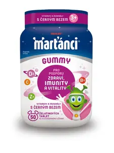 Marťánci Gummy Černý bez 50 ks