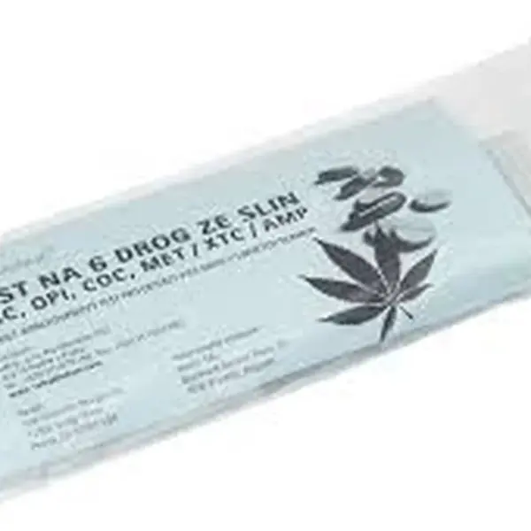 Test na 6 drog ze slin THC OPI COC MET/XTC/AMP 1 ks