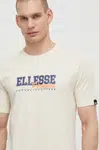 Bavlněné tričko Ellesse Zagda T-Shirt béžová barva, s potiskem, SHV20122
