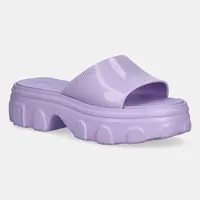 Pantofle Melissa MELISSA ELLA SLIDE AD dámské, fialová barva, na platformě, M 35882.BH683