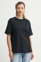 Bavlněné tričko Levi's TABOR TEE černá barva, 001HI