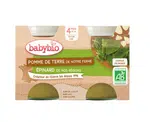 Babybio Brambory se špenátem 2x130 g