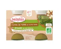 Babybio Brambory se špenátem 2x130 g