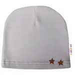Baby Nellys Žebrovaná čepice Hvězdičky - šedá vel.  80/86