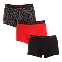 HUGO 3PACK pánské boxerky vícebarevné (50517894 974) L