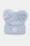Čepice New Era NEW YORK YANKEES modrá barva, z husté pleteniny, 60565276