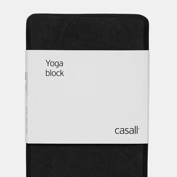 Jógová cihlička Casall černá barva, 53807