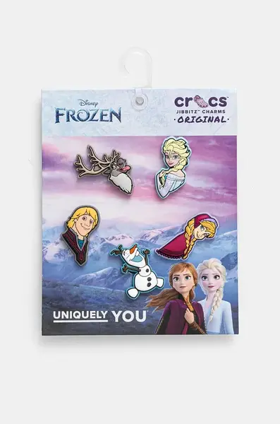 Připínačky pro dětské boty Crocs Frozen Character 5-pack