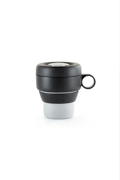 Skládací hrnek Lekue To Go 350 ml šedá barva