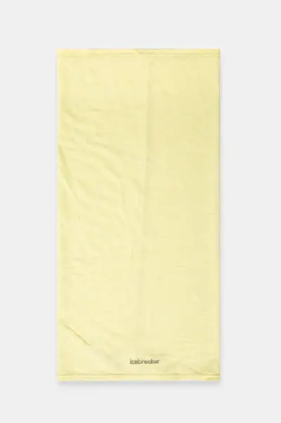 Nákrčník Icebreaker Cool-Lite Flexi Chute zelená barva, hladký, IB0A56FL0AB1