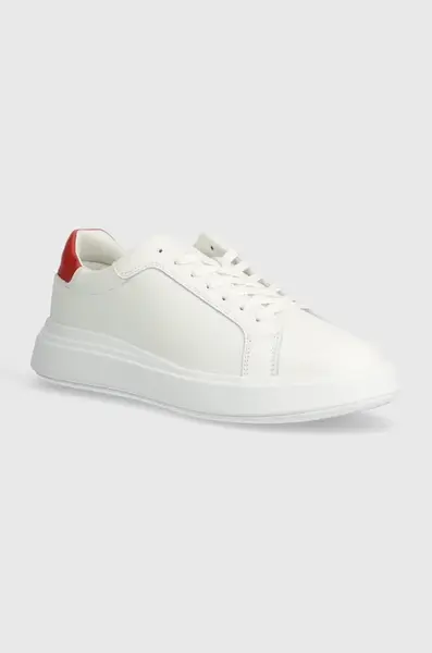 Kožené tenisky Calvin Klein LOW TOP LACE UP LTH
