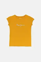 Dětské tričko Pepe Jeans oranžová barva