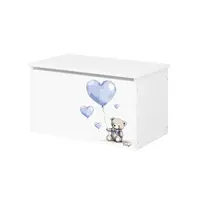 NELLYS Box na hračky - Teddy love - modrý