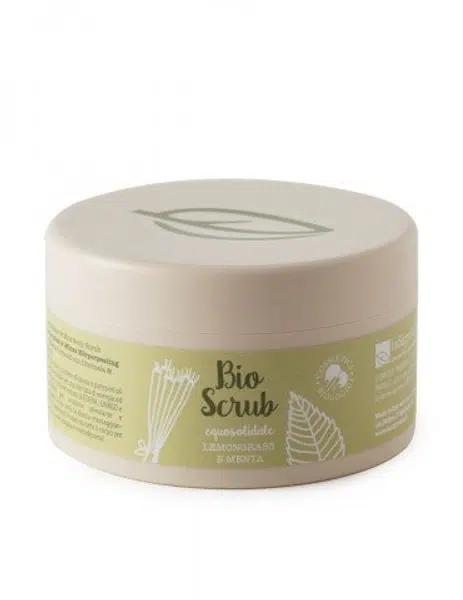 laSaponaria Tělový peeling s citrónovou trávou a mátou BIO 250 g