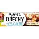 Emco Super ořechy tyčinka Čokoláda a banán 35 g