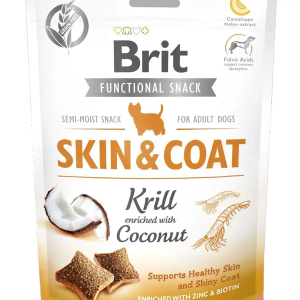 Brit Care Dog Functional Snack Skin&Coat 150 g