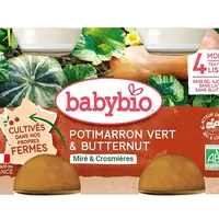 Babybio Zelená a máslová dýně 2x130 g