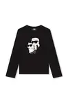 Dětské tričko s dlouhým rukávem Karl Lagerfeld