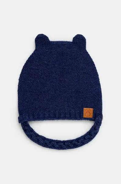 Dětská čepice s příměsí vlny United Colors of Benetton