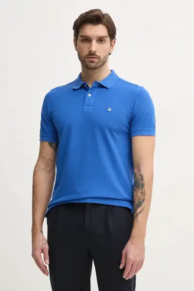 Bavlněné polo tričko United Colors of Benetton