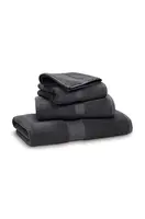 Malý bavlněný ručník Ralph Lauren Avenue Graphite 50 x 100 cm