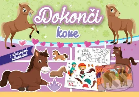 Dokonči kone (s úžasnými nálepkami) - kniha z kategorie Samolepky