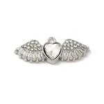 Rack Plating Alloy Rhinestone Charms