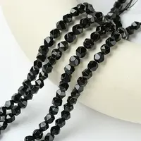 Natural Black Onyx Beads Strands