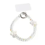 Alloy & Glass & Acrylic Beads Mobile Straps