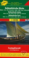 Dalmatinische Küste 1:150 000 (Rijeka, Cres, Krk, Kornaten, zadar, Split, Brač, Dubrovnik)