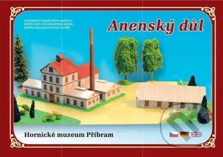 Anenský důl - Hornické muzeum Příbram (Stavebnice papírového modelu)