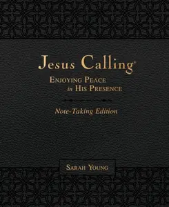 Jesus Calling Note-Taking Edition, Leathersoft, Black, with Full Scriptures - Sarah Young