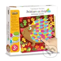 Maľovanie prstovými farbami Zvieratká 3