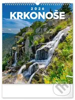 NOTIQUE Nástěnný kalendář Krkonoše 2026 (česká jména)