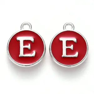 Platinum Plated Alloy Enamel Charms