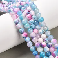 Natural Dyed Persian Jade Gemstone Bead Strands