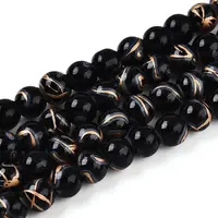 Baking Painted Glass Beads Strands