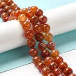 Natural Fire Crackle Agate Beads Strands