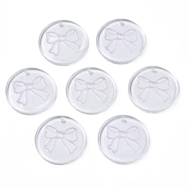 Transparent Resin Pendants