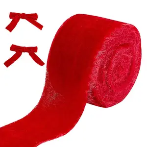 5 Yards Polyester Frayed Ribbon