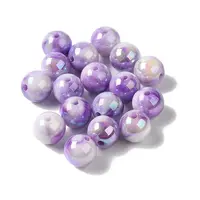 Opaque Two-tone Acrylic Beads