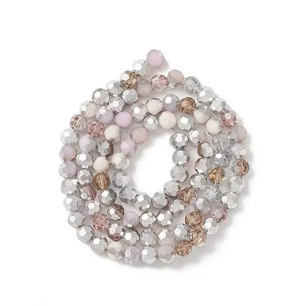 Electroplate Glass Beads Strands