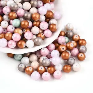 Baking Painted Glass Pearl Beads