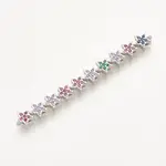 Brass Micro Pave Cubic Zirconia Links