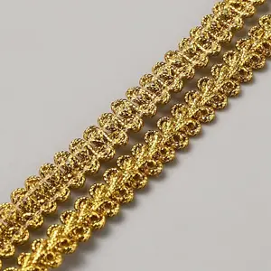 Polyester Metallic Braid Lace Trim