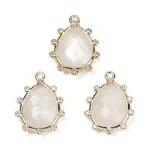 Natural Moonstone Faceted Pendants