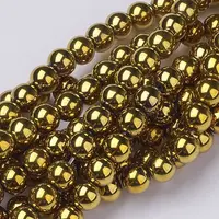 Non-magnetic Synthetic Hematite Beads Strands