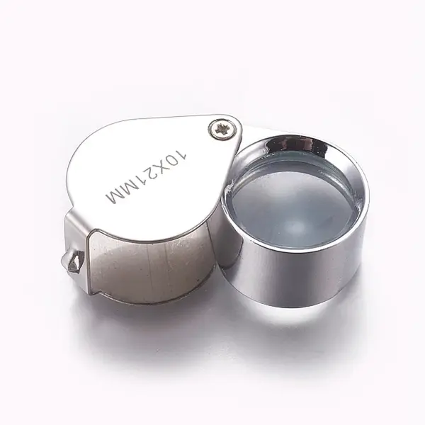 10x21mm Jewelry Identifying Type Magnifying Glass Portable Magnifiers