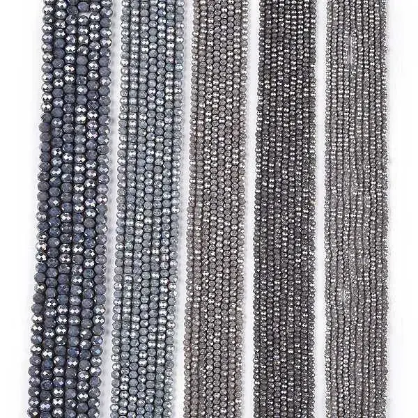 Electroplate Glass Beads Strands