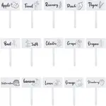 1 Set Acrylic Plant Labels